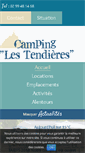 Mobile Screenshot of campinglestendieres.com