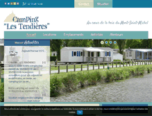 Tablet Screenshot of campinglestendieres.com